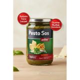 Pesto Sos 680 G Cam Şişe - Taze Fesleğenli Hazır Makarna Sosu