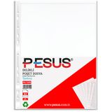 Pesus 7255 30 Mikron 100 Adet A4 Eco Delikli Poşet Dosya