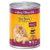 Pet Bee's 400 gr Etli Soslu Yetişkin Kedi Konserve