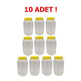 pet Bidon 5 Litre Peynir Turşu Zeytin Salça Saklama kavanozu 10 Adet