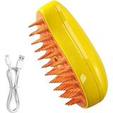 Pet Brush Kedi Ve Köpekler İçin Buharlı Tüy Toplama Ve Masaj Tarağı