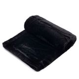 Pet Comfort 100x150 cm L Lodix Mira Siyah Köpek Battaniyesi