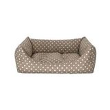 Pet Comfort 50x60 cm Uniform Bej Puantiyeli Kedi ve Köpek Yatağı