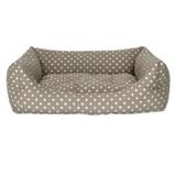 Pet Comfort 60x70 cm Uniform Bej Puantiyeli Köpek Yatağı