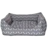 Pet Comfort 60x70 cm Uniform Bone Gri-Beyaz Köpek Yatağı
