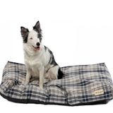 Pet Comfort 60x90 cm M Lima Varius Mavi Kareli Köpek Yatağı