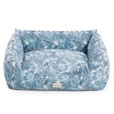 Pet Comfort Alpha Merta 65x80 cm M Mavi-Beyaz Köpek Yatağı