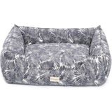 Pet Comfort Alpha Siyah-Beyaz Köpek Yatağı L 105x85cm - Gri - 85 x 110 cm