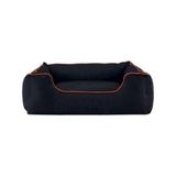 Pet Comfort Alpha Siyah W Turuncu Biye L 105x85 cm Köpek Yatağı