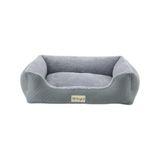 Pet Comfort Bravo Duo Mirinda Gri Peluş 75x60 cm Köpek Yatağı