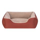 Pet Comfort Bravo Duo Tarçın/Bej L 90x70 cm Köpek Yatağı