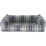 Pet Comfort Delta Lacivert Kareli Köpek Yatağı M 90x70cm