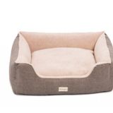Pet Comfort Echo Kahve Bej L 105x85 cm Köpek Yatağı