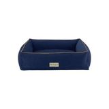 Pet Comfort Golf Vita Parliament Mavi W Hardal Biye 75x60 cm Köpek Yatağı