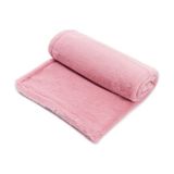 Pet Comfort Lodix Toz Pembe Köpek Battaniyesi M 100x70cm - 100 x 70 cm