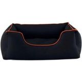 Pet Comfort Siyah W Turuncu Biye M 80x65 cm 21051 Alpha Köpek Yatağı