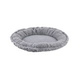 Pet Comfort Sunflower Çift Taraflı Gri Dot Peluş 85 cm Köpek Yatağı