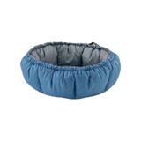 Pet Comfort Sunflower Çift Taraflı Puantiyeli Gri Mavi 85 cm Peluş Kedi ve Köpek Yatağı