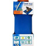 Pet Cool Mat Kedi Köpek Serinletici Yatak Medium 40X50 cm Jel Soğutucu Minder Yazlık Serinletici Ped Mavi