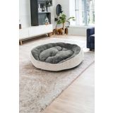 Pet Dreams Legend Lüks Kedi/Köpek Yatağı, Kaymaz Altlık, Sertifikalı Peluş Kumaş, Yıkanabilir, Silikon Elyaf Dolgulu (70 x 60 cm)