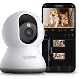 Pet Kamera 2k, 360 ° Kapalı Güvenlik Kamerası, Telefon Uygulamalı Köpek Kamerası, Ev Güvenli - Renkli