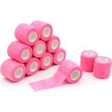 Pet Kendinden Yapışkanlı Coban Elastik Bandaj 5 cm x 4,5 M Pembe 12 Adet