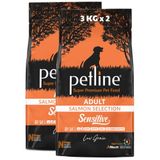 Pet Line Sensitive Skin & Coat Tahılsız Somon Balıklı Yetişkin 2x3 kg Kuru Köpek Maması