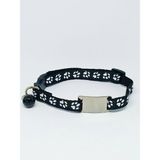 Pet Love Kedi Künyesi, Köpek Künyesi, Isimli Kedi Tasması, Isimli Köpek Tasması - Min. 19 cm - Max. 32 cm - Siyah