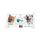 Pet Love Kediler Ve Köpekler Için Evcil Hayvan Temizleme Mendili 100% Doğal Argan Yağlı Pet Love Kediler Ve Köpekler Için Evcil Hayvan Temizleme Mendili 100% Doğal Argan Yağlı 60 Adet