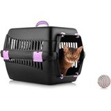 Pet Markt Kedi Taşıma Çantası Box fusya