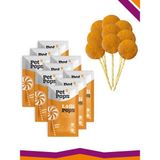 Pet Pops Lollipops Tavuk Ciğeri Bal Kabağı Dondurularak Kurutulmuş Lolipop Kedi Köpek Ödülü 9'Lu Lolipopu - Ödül Maması