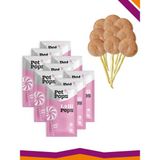 Pet Pops Lollipops Tavuk Ciğeri Kefir Dondurularak Kurutulmuş Kedi Köpek Ödülü Lolipop 9'Lu Lolipopu - Ödül Maması