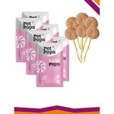Pet Pops Tavuk Ciğeri Kefir Lezzetli Kedi Köpek Ödülü 6'lı Lollipop Edible Stick - Ödül Maması