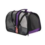 Pet Pretty 28x44x28 cm Mor Bacco Milano Şeffaf Kedi ve Köpek Taşıma Çantası