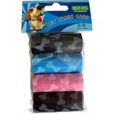 Pet Pretty 4 Lü Rulo Evcil Hayvan Köpek Dışkı Toplama Kaka Rulosu Torbası Poşeti - Renkli
