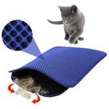 Pet Pretty 50 x 60 cm Mavi Elekli Kedi Tuvalet Paspası