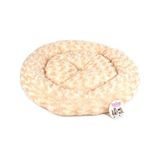 Pet Pretty Krem 55x55 cm Simit Köpek Yatağı