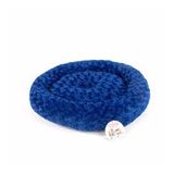 Pet Pretty Peluş Mavi 55x55 cm Simit Köpek Yatağı