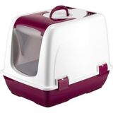 Pet Pretty Petpretty Kapalı Kedi Tuvaleti 37 x 40 x 40 cm Bordo - 90 x 60 cm - Renkli