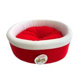 Pet Pretty Spesiyal Simit Polar Yatak Kırmızı 54x10 Cm