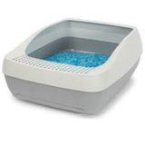 Pet Safe PWM19-16770 58,5 x 39 x 39,5 cm Gri Deluxe Kristal Kumlu Kedi Tuvaleti