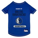 pet Sevimli Tişörtü, X-Small - Basketbol Takımı Logolu NBA Dallas Mavericks Gömleği. Rahat Modaya Uygun Ancak Dayanıklı Evcil Hayvan Kıyafeti, Sportif Tişörtü