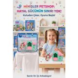Pet Shop Minişler Çilek Kostümlü Tavşan Miniş Figür Ve Kulübe Oyun Seti Seri 3 Işıklı Paket Oyuncak