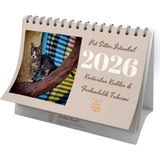 Pet Sitter Istanbul 2026 Takvim, Kurtarılan Kediler ve Farkındalık Günleri, Evcil Hayvan Tatilleri Temalı Masa Takvimi