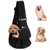 Pet Sling Taşıyıcı, Küçük Köpekler ve Kediler Taşıyıcı Sling, Seyahat için El Serbest Ayarlanabilir Küçük Evcil Hayvan Omuz Çantası, Dış Mekan (Evcil Hayvan Ağırlığı: 9-16 lbs)