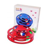Pet Style Kedi Oyuncağı Ahşap Yuvarlak 2 Katlı