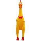 Pet Style Tavuk Şeklinde 30 cm Öten Köpek Oyuncağı Yumuşak Plastik İçerik ile Eğlenceli