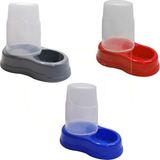 Pet Style Tekli Rezerve Mama Su Kabı 1,5 Lt Beyaz Plastik Malzeme ile Ergonomik Tasarım