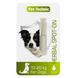 PET-TECHNIC Köpek Ense Damlası 3 ml | 10-20 kg Orta Irklar İçin | Deri ve Tüy Bakımı | Palmorasa Yağı | Doğal Köpek Ense Damlasi