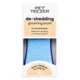 Pet Teezer De-Shedding 11.7x5 cm Mavi Tüy Toplayıcı Küçük Irk Köpek Bakım Fırçası